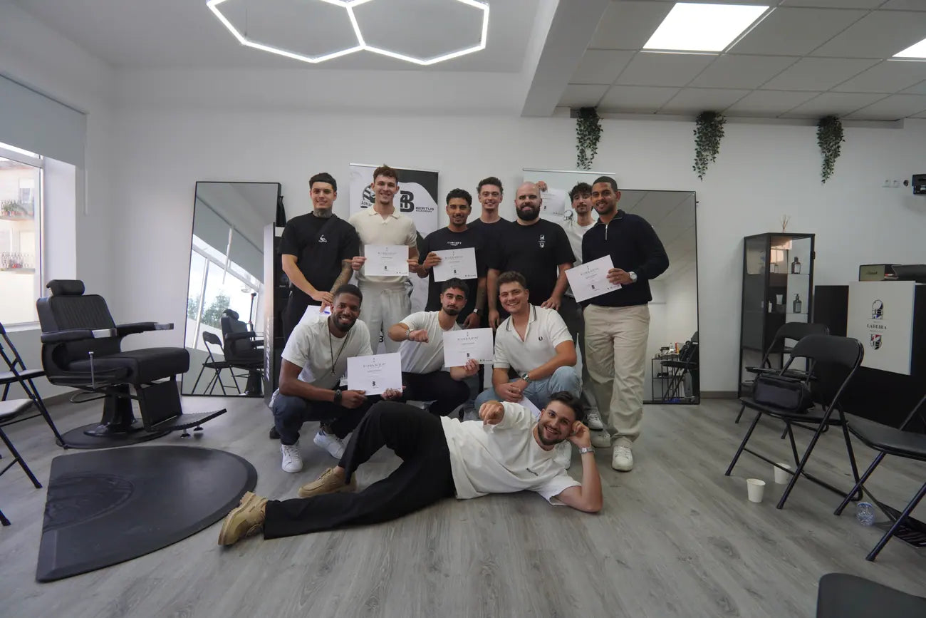 Beginner program students with certificates